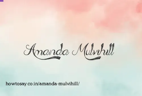 Amanda Mulvihill