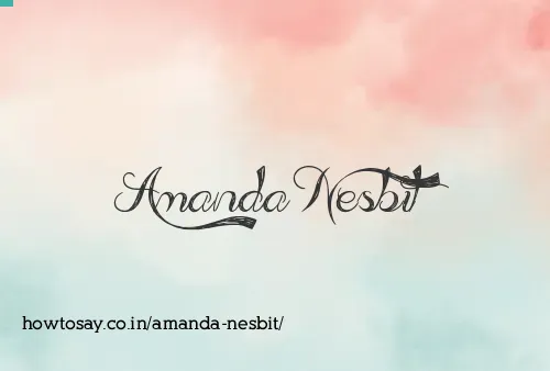 Amanda Nesbit
