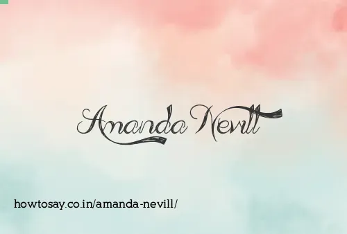 Amanda Nevill