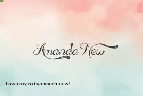 Amanda New