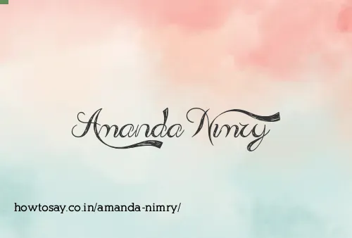 Amanda Nimry
