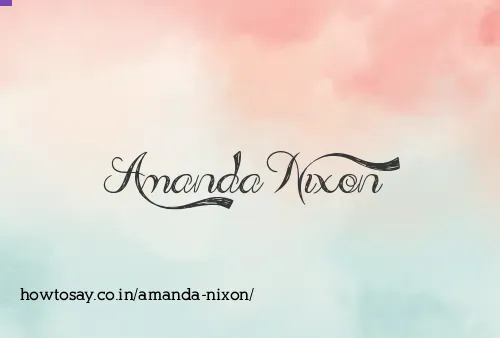 Amanda Nixon
