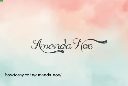 Amanda Noe