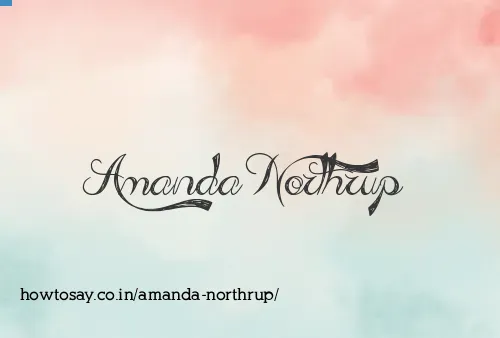 Amanda Northrup