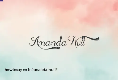 Amanda Null