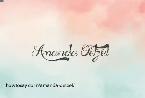 Amanda Oetzel