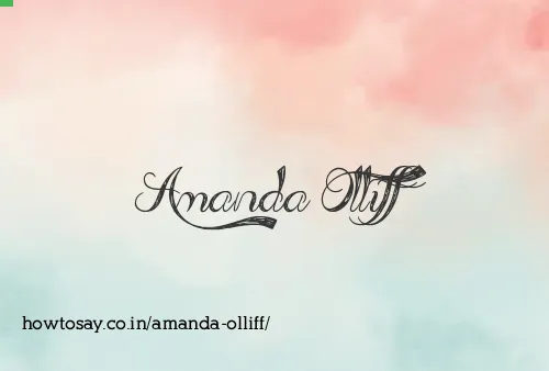 Amanda Olliff