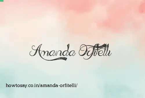 Amanda Orfitelli