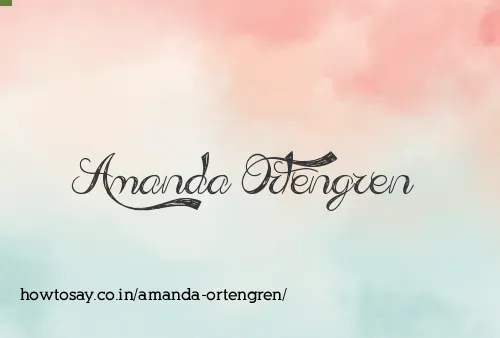 Amanda Ortengren