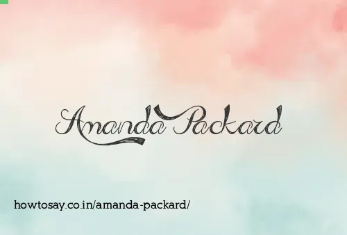 Amanda Packard