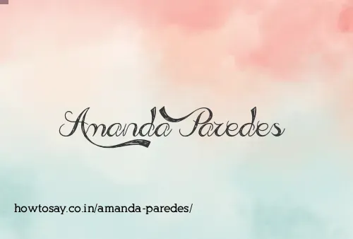 Amanda Paredes