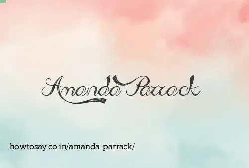 Amanda Parrack