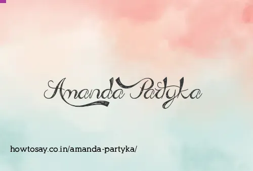 Amanda Partyka