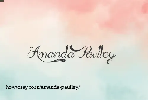 Amanda Paulley