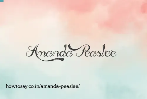 Amanda Peaslee