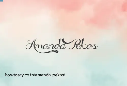 Amanda Pekas