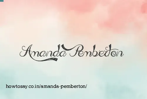 Amanda Pemberton
