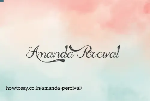 Amanda Percival