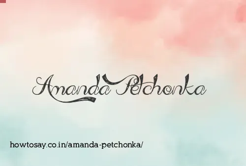Amanda Petchonka