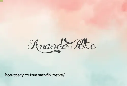 Amanda Petke