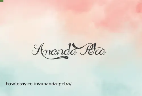 Amanda Petra