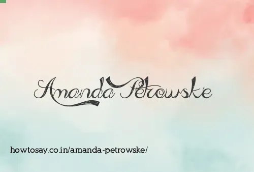 Amanda Petrowske