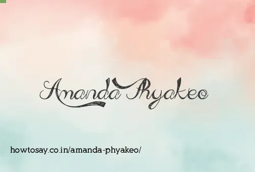 Amanda Phyakeo