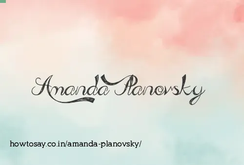 Amanda Planovsky