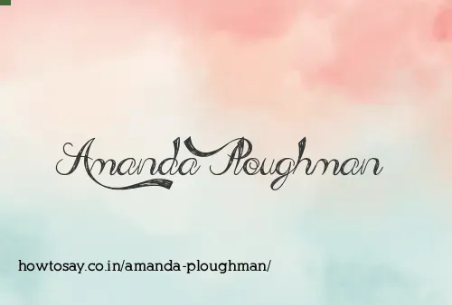 Amanda Ploughman