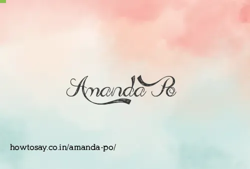 Amanda Po
