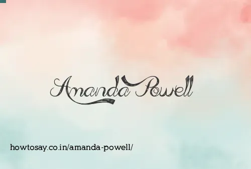 Amanda Powell
