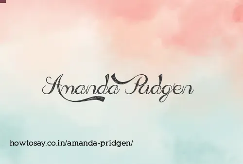 Amanda Pridgen