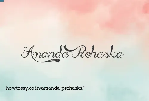 Amanda Prohaska