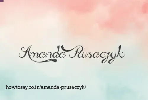 Amanda Prusaczyk