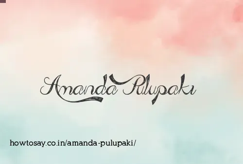 Amanda Pulupaki