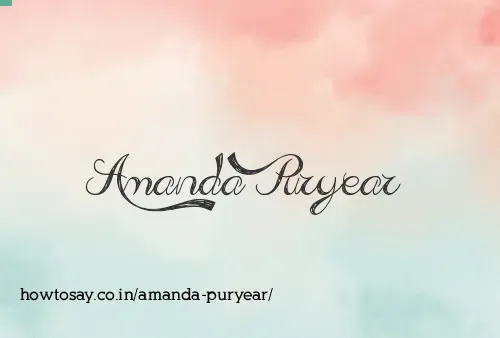 Amanda Puryear