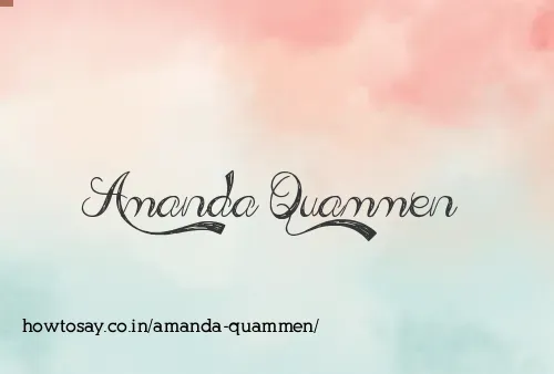 Amanda Quammen
