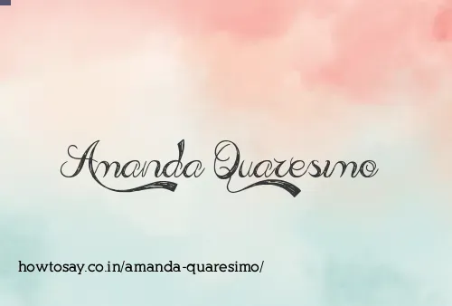Amanda Quaresimo