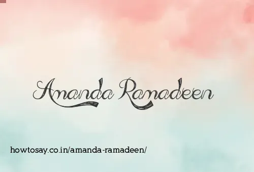 Amanda Ramadeen