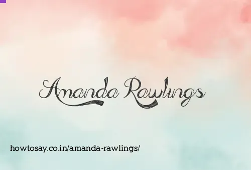 Amanda Rawlings