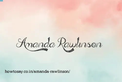 Amanda Rawlinson