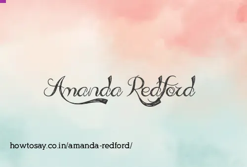 Amanda Redford