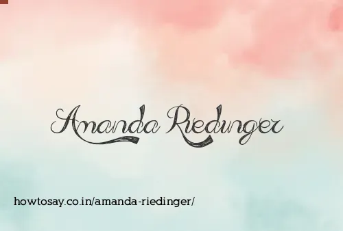 Amanda Riedinger