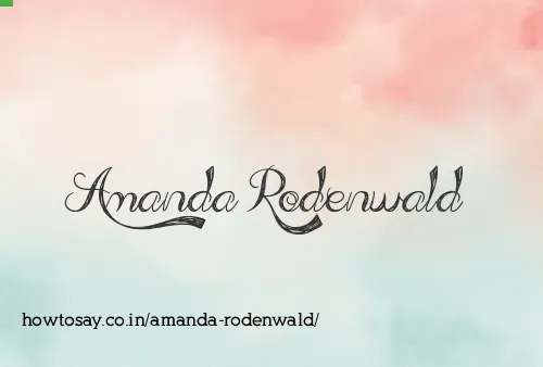 Amanda Rodenwald