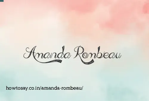 Amanda Rombeau