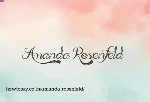 Amanda Rosenfeld