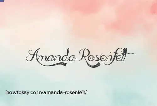 Amanda Rosenfelt