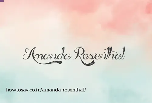 Amanda Rosenthal