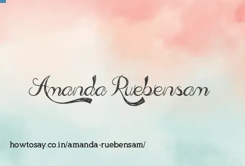 Amanda Ruebensam