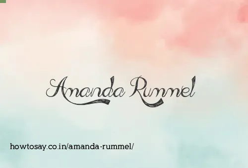 Amanda Rummel